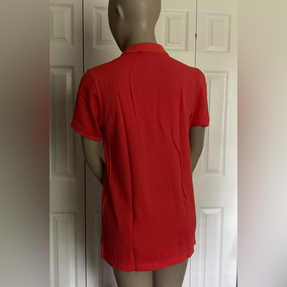 COPY - J.Crew Women's Short Sleeve Coral PoloShirt Size Small - Picture 6 of 13